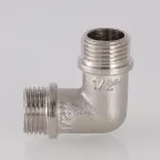 Угольник НН 1/2' никелированный