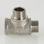 Тройник ВНН 1/2'х1/2'х1/2' переходной, никелированный