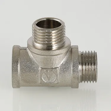 Тройник ВНН 1/2'х1/2'х1/2' переходной, никелированный