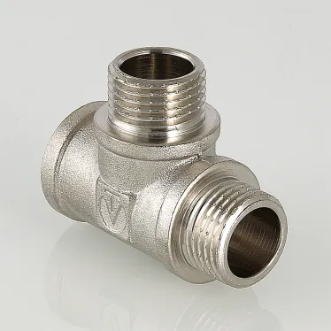 Тройник ВНН 1/2'х1/2'х1/2' переходной, никелированный