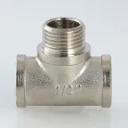 Тройник ВНВ 1/2'х1/2'х1/2' переходной, никелированный