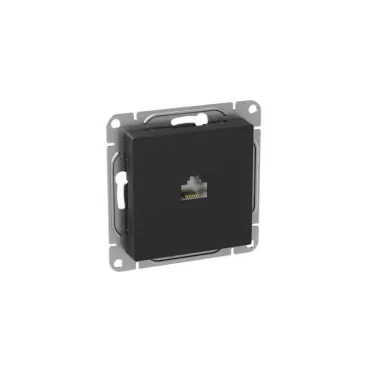Эпика Механизм розетки RJ11 черный EKF