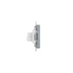 Эпика Механизм розетки RJ45 (cat5) алюминий EKF