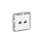 Эпика Механизм розетки RJ45 - 2шт (cat5) белый EKF