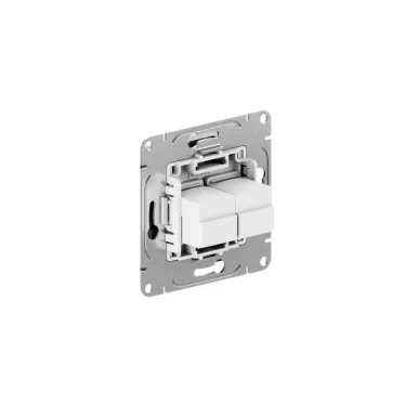 Эпика Механизм розетки RJ45 - 2шт (cat5) черный EKF