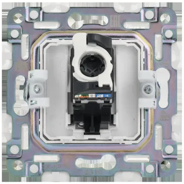 SKANDY Розетка компьютерная RJ45 кат.5E SK-K01N никель IEK