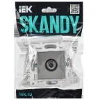 SKANDY Розетка TV оконечная SK-A12N никель IEK