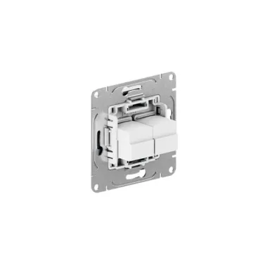 Эпика Механизм розетки RJ45 - 2шт (cat5) алюминий EKF