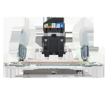SKANDY Розетка компьютерная RJ45 кат.5E SK-K01N никель IEK