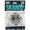 SKANDY Розетка двойная TV+SAT SK-A13N никель IEK