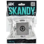 SKANDY Розетка TV проходная SK-A17N никель IEK
