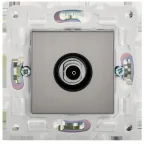 SKANDY Розетка TV оконечная SK-A12N никель IEK