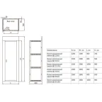 Корпус металлический панели ЩО 22.8.6  | YKM60-M1-22-8-6 | IEK