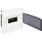 Practibox S Пластиковый щиток Встраиваемый (ЩРв-П) (в полые стены) 1X8 Дымчатая дверь