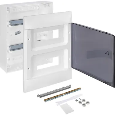 Practibox S Пластиковый щиток Навесной 2X12 Дымчатая дверь | 135612 | Legrand