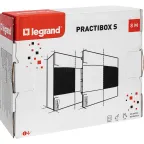 Practibox S Пластиковый щиток Встраиваемый (ЩРв-П) (в полые стены) 1X8 Белая дверь