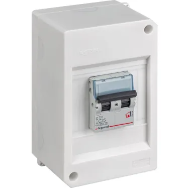 Щиток накладной Mini S - 4 модуля - белый RAL 9010 | 001357 | Legrand