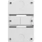 Щиток накладной Mini S - 4 модуля - белый RAL 9010 | 001357 | Legrand