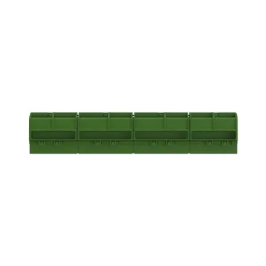 Шинный держатель FRAME 306мм (7 сегментов, до 35 полюсов), зеленый (для всех кроме 18, 54 и 72 модулей)