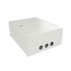 Корпус металлический с монтажной панелью Стандарт ЩМП-1-1 IP31 395х310х150