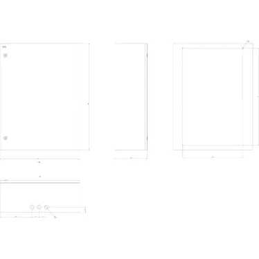 Щит с монтажной панелью металлический ЩМП-4-0 76 УХЛ3 IP31 (800х650х250) SIMPLE | Б0046706 | ЭРА