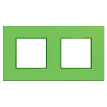 UNICA QUADRO Рамка 2 поста киви