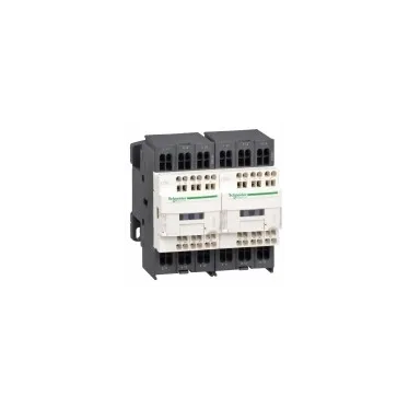Контактор реверсивный D 3Р 12A НО+НЗ 24V DС 2.4 ВТ пружинный зажим