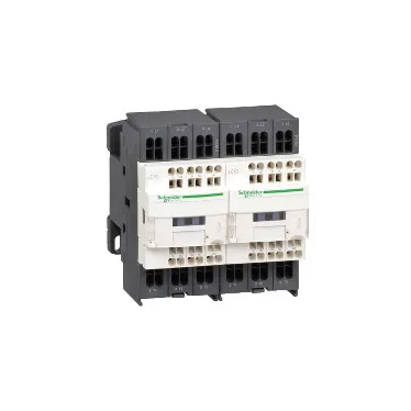 Контактор реверсивный D 3Р 12A НО+НЗ 24V DС 2.4 ВТ пружинный зажим