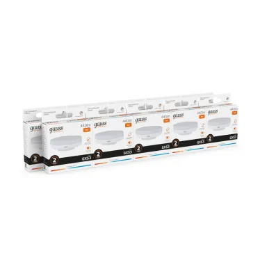 Лампа светодиодная LED 6 Вт 440 лм 3000К таблетка теплый GX53 AC 220В Elementary Gauss