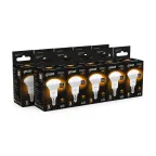 Лампа светодиодная LED 6 Вт 500 лм 3000К грибок R50 теплый E14 AC 220В Black Gauss