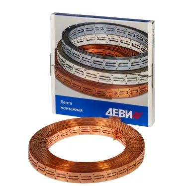 Лента монтажная медная рулон 0,021x25м