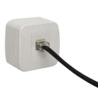 Розетка Минск RJ-45 1-местная ОП 1А 120В белая