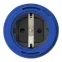 Розетка встр 16А/250V/2P+E/IP68 фланец 75х75 мм подпружиненная крышка NAUTILUS