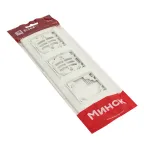 Рамка Минск 4-местная горизонтальная белая