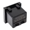 Розетка USB A+C, 2.1А, 2 гнезда, без индикатора, черная, матовая EKF