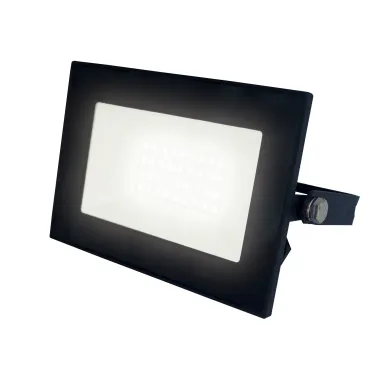 Прожектор светодиодный 50Вт Теплый белый свет 3000К Корпус черный ULF-F21-50W/3000K IP65 200-250В BLACK