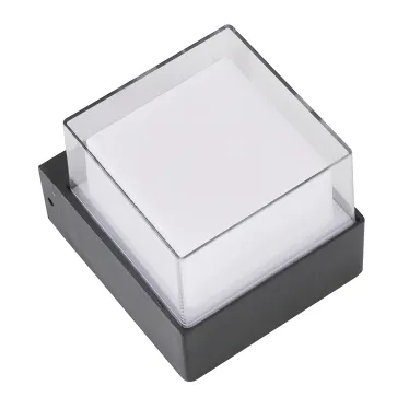 Светильник светодиодный ULU-P25A-5W/4000K IP65 BLACK уличный. Архитектурный накладной. Белый свет (4000K). Корпус черный. TM Uniel
