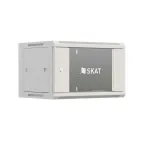SKAT TB-6W645GF-G Шкаф настенный телекоммуникационный 6U 600х450х370мм дверь стекло