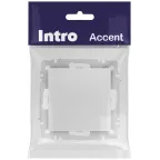 Выключатель Intro Accent 6-101-03 , 10А-250В, IP20, СУ, AL/CU, алюминий