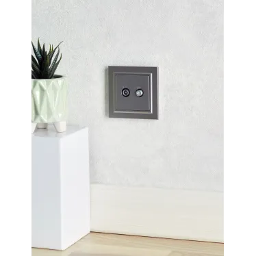 BRITE Рамка 1 пост IP44 РУ-1-БрС-44 сталь