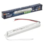 Блок питания ультратонкий 24Вт 12В Металлический корпус UET-VAT-024A20 12V IP20