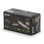Фонарь светодиодный налобный 3 Вт 50 лм Черный IP33 аккумуляторный Li-ion 1200мАч GFL Gauss