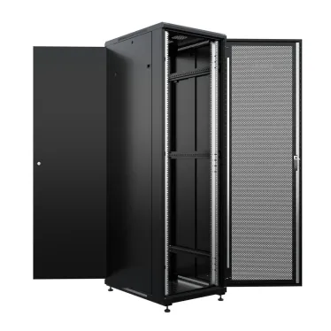 SKAT TB-22R680PF-B Шкаф напольный универсальный серверный 22U 600х800мм дверь перфорированная