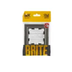 BRITE Рамка 1 пост РУ-1-БрШ шампань