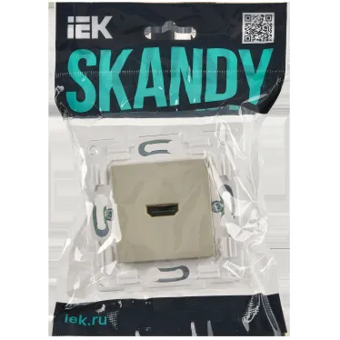 SKANDY Розетка HDMI SK-H01B бежевый IEK