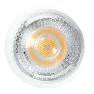 Лампа светодиодная LED 7вт 230в G5.3 теплый с линзой 38 гр. Feron.PRO