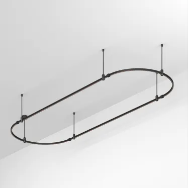 Трек ART-APRIORI-OVAL-ROD-400-3000x1000 (BK) (ARL, IP20 металл, 3 года)