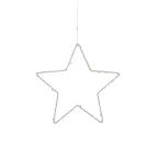 Занавес из росы с фигурами Звезд 1,5х1,15м 156LED теплый белый IP20 USB пульт управления