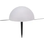                  Светильник грунтовый Полусфера, 3000К, встроенный аккумулятор, солнечная панель
               