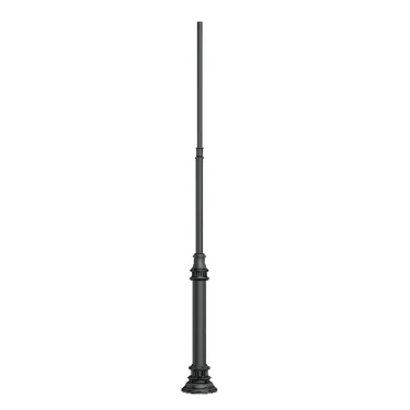 Опора освещения фланцевая OXOR-OT3-DE-D160-L3000 (BK) (ARL, Сталь)